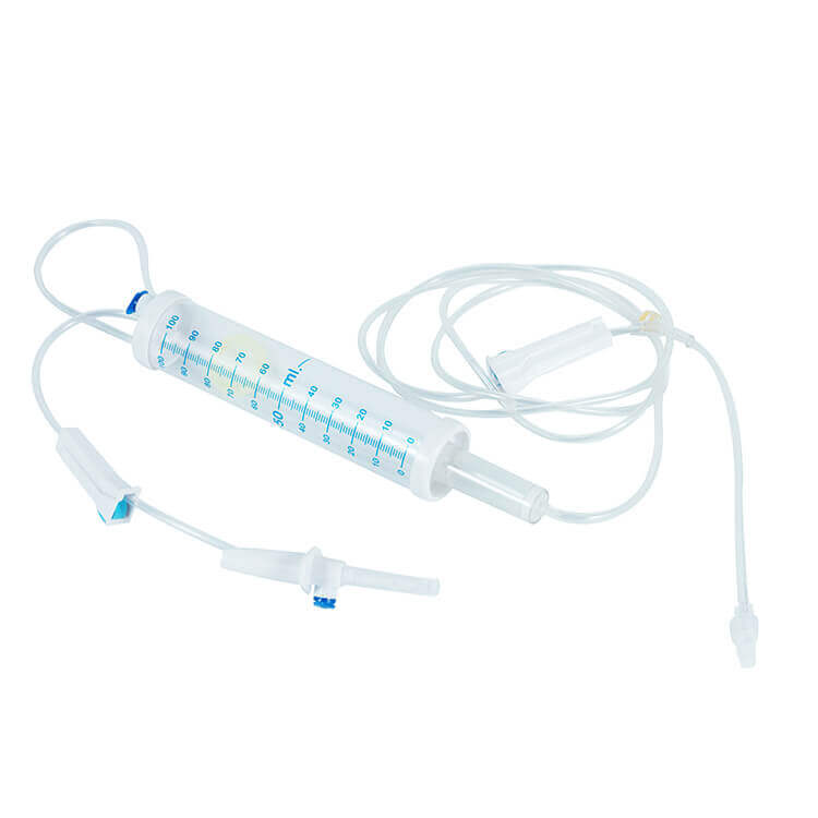 infusion set with burette