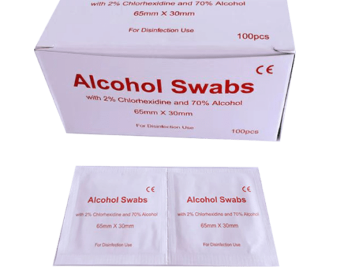 Alcohol Swabs with 2% Chlorhexidine and 70% Alcohol