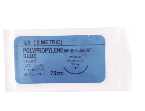 Polypropylene Monofilament Suture | Prolene Equivalent | Non-Absorbable | Bulk Manufacturer China