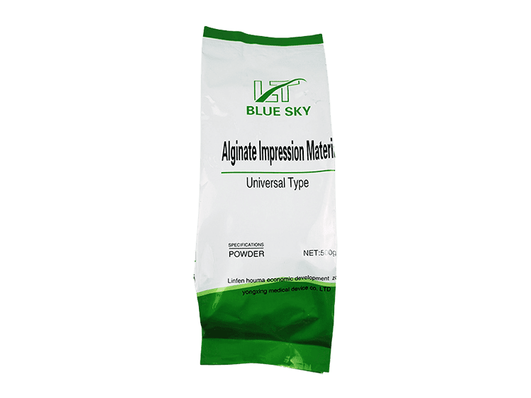 universal alginate impression material Universal Type Alginate Impression Material – 500g green powder packaging