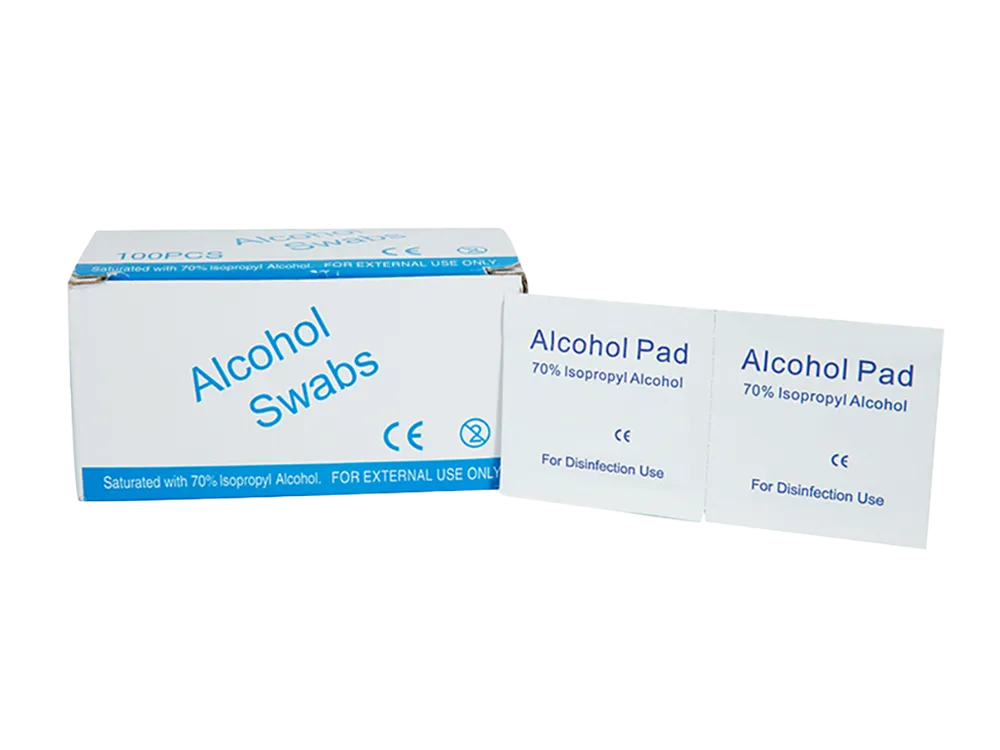 medical grade alcohol pads buyer guide feature Bulk packaging of Shevenmed Medical-Grade Alcohol Pads on a warehouse pallet for wholesale procurement