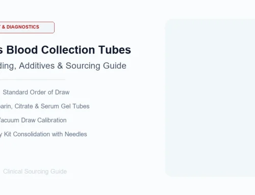 Venous Blood Collection Tubes: Color Coding, Additives & Sourcing Guide